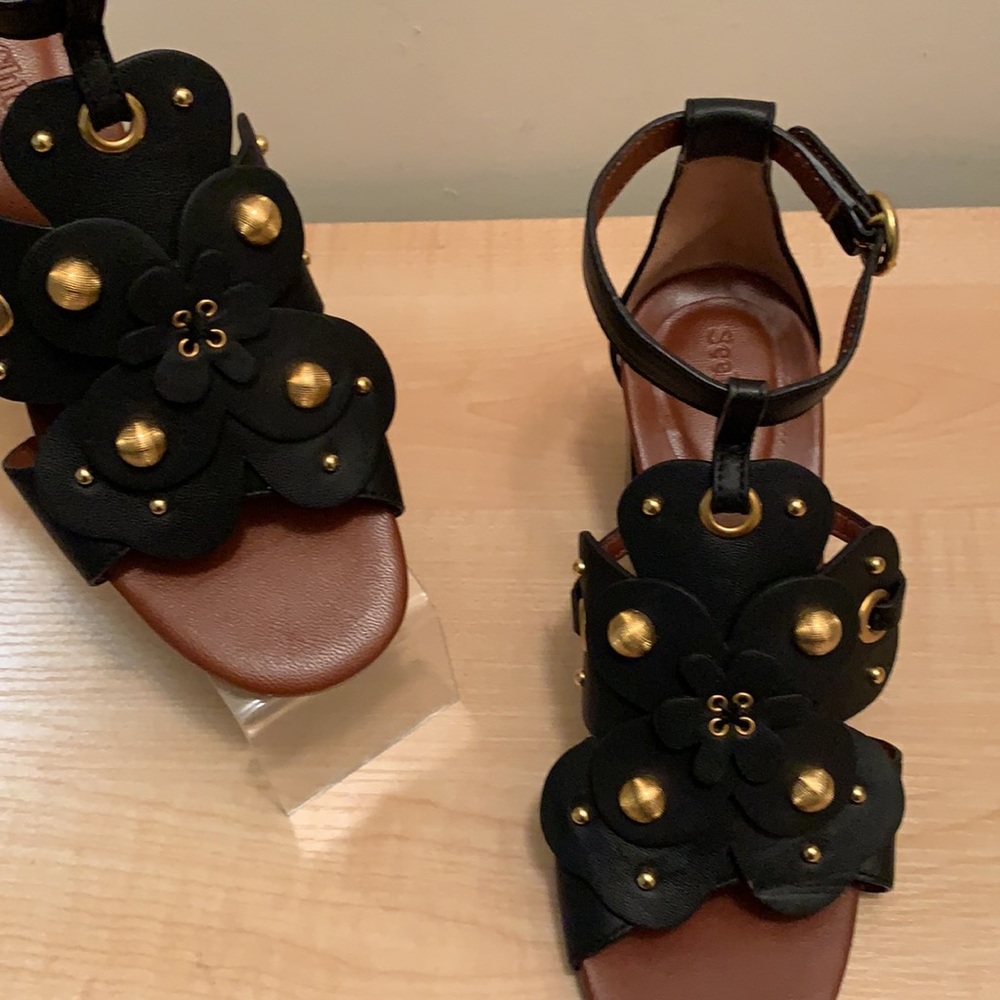 See By Chloe Haya High-Heel Black Sandal - New - Picture 2 of 9